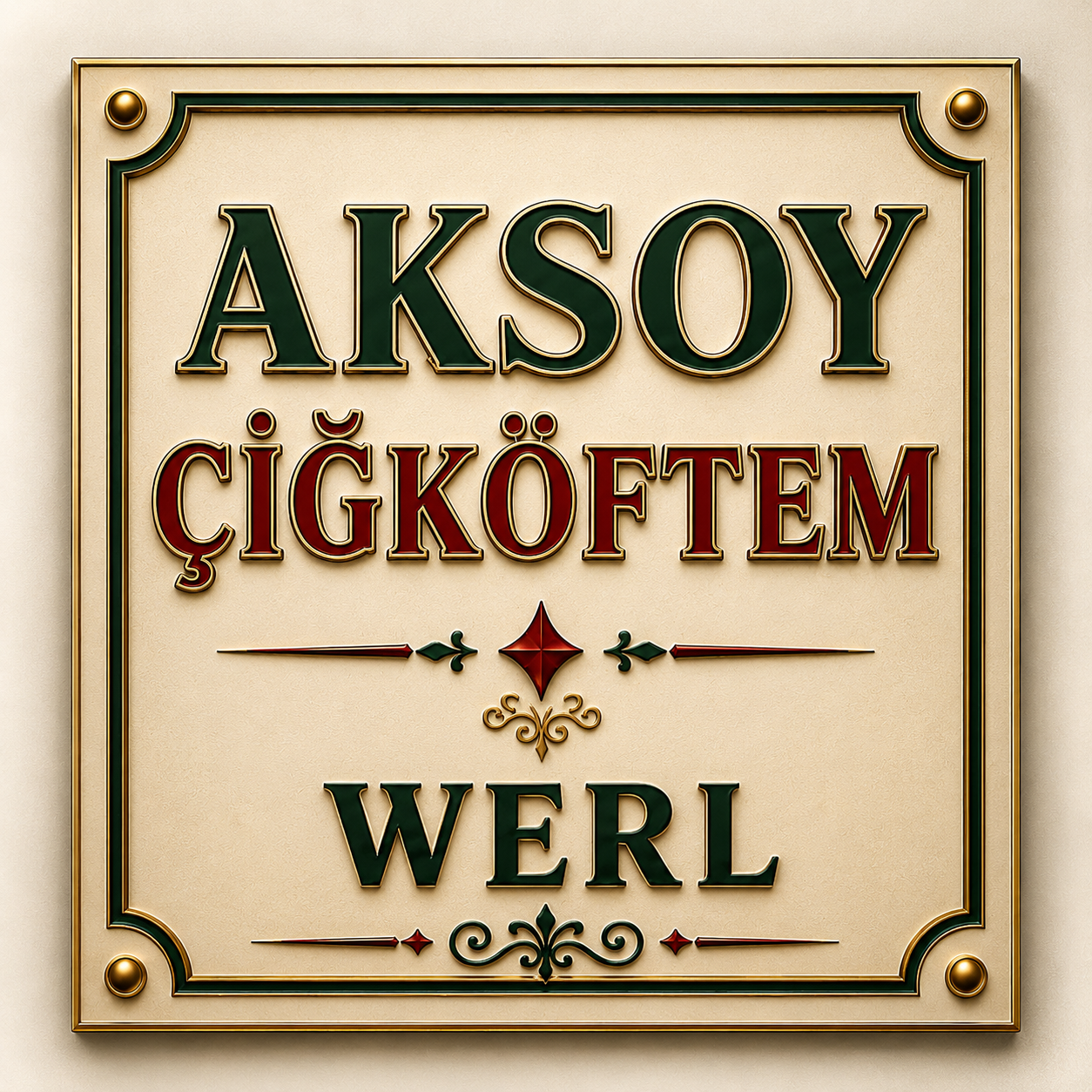 Aksoy Çiğköftem Werl